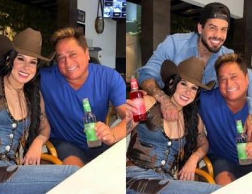 Leonardo celebra jantar com família de Ana Castela em Goiânia