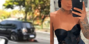 Mulher atropelada e arrastada em SP (Reprodução/Internet)