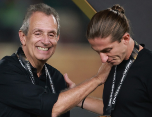 Bap e Filipe Luís (Reprodução)