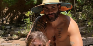 Gustavo Lima e o filho mais velho, Gabriel (Reprodução/Instagram)