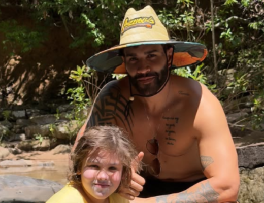 Gustavo Lima e o filho mais velho, Gabriel (Reprodução/Instagram)
