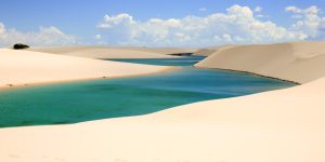 Dunas e lagoas do litoral norte em Natal