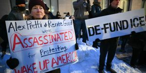 federal agents in Minneapolis. MANDEL NGAN/AFP via Getty Images