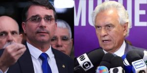 Foto: Flavio Bolsonaro e Ronaldo Caiado (Foto: Lula Marques/Agência Brasil | Sec