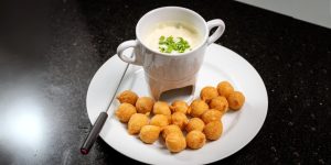 Fondue de coxinha Bavaro