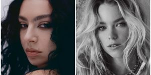 Charli xcx and Milly Alcock