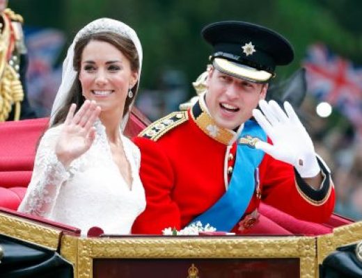 Catherine, duquesa de Cambridge, e o Príncipe William, duque de Cambridge, se casam em Londres, em 29 de abril de 2011 • Max Mumby/Indigo/Getty Images