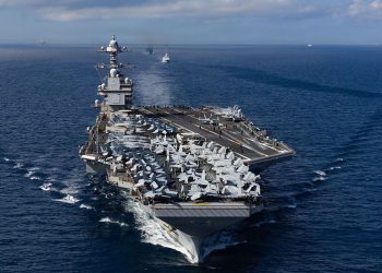 the U.S. Navy, The From front to back, the USS Gerald R. Ford (CVN 78