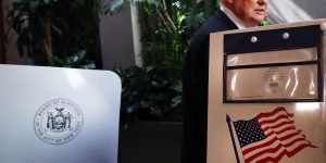 Donald Trump Campaigns In New York City On Day Of State's Primary