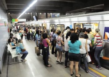 Transtornos no DF com interrupção pontual no metrô