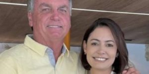 Jair Bolsonaro e Michelle (Reprodução / Instagram)