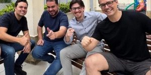 Foto: Jeffrey Chiquini, Paulo Martins, Guilherme Kilter e Deltan Dallagnol (Foto