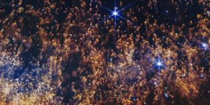 the JWST with its comet-like knots, fierce stellar winds, and layers of gas shed off by a dying star interacting with its surrounding environment