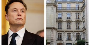 Elon Musk, X offices in Paris Getty Images