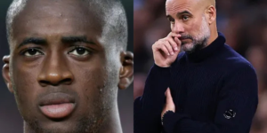 Yaya Touré e Guardiola (Reprodução)