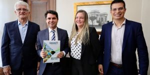 Foto: Noberto Ortigara, Alexandre Curi, Gisele Carloto e Luiz Paulo Budal (Foto: