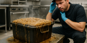O que realmente acontece quando você não limpa a caixa de gordura