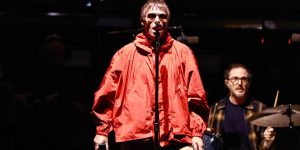 Liam Gallagher, vocalista da banda britânica Oasis  • Van Campos/AgNews
