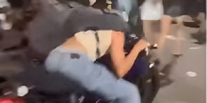 Policial agredido durante evento de motociclistas em São Bernardo do Campo