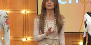 m colorida de Patrícia Poeta ao vivo no Encontro