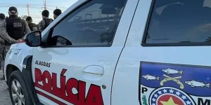 colorida de um carro da Polícia Militar de Alagoas