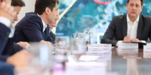 Ratinho Junior, Alexandre Curi e Sandro Alex — Foto: Ratinho Junior, Alexandre C