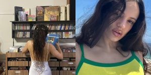 ns da cantora Rosalía durante a passagem dela pelo Brasil - Metrópoles