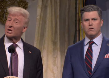 SNL trump hegseth colin jost