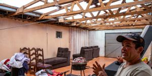 m do tornado em Rio Bonito do Iguaçu. Fotografia