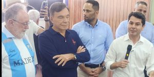 Foto: Tercílio Turini, Alvaro Dias, Do Carmo e Alexandre Curi (Foto: Eduardo San