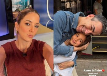 Ticiane Pinheiro, César Tralli e Manu (Reprodução / Instagram)