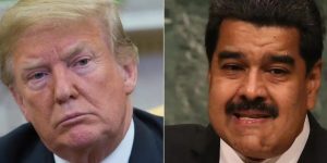 Donald Trump e Nicolás Maduro (Internet Reprodução)