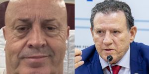 À esquerda, 'Careca do INSS. À direita, Swedenberger Barbosa. (Reprodução)