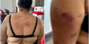 Mulher é atacada a facão enquanto segurava bebê