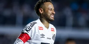 Neymar Junior of Santos.