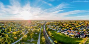 West Chicago Fall Panorama