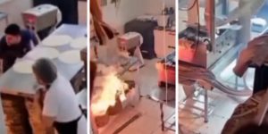 Incêndio em pizzaria gera desespero em Apucarana