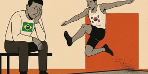 O salto econômico da Coreia do Sul e a estagnação do Brasil