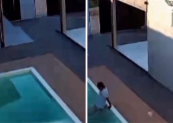 Pai salva filhos de afogamento em piscina em Arapiraca