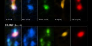 James Webb Space Telescope revela galáxias jovens que amadurecem rapidamente