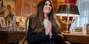 Kimberly Guilfoyle in Greece.