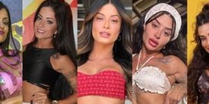 Como era Aline Campos antes do 'BBB 26'? Ex-Riscado, bailarina transformou seu rosto com harmonização e o corpo com plásticas