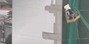 Ventania causa incidente com andaime e mobiliza bombeiros no Maranhão