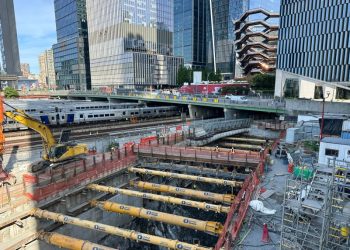 A tunnel is under construction in Manhattan that will connect the new $18 billion Hudson River rail tunnel to New York Penn Station on Thursday, October 2, in N