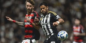 Torcida do Flamengo provoca Palmeiras com gritos de guerra na Arena MRV