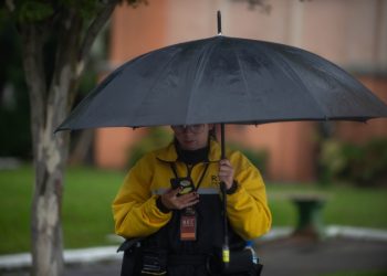 Um ciclone extratropical chegou ao Rio Grande do Sul e trouxe ventos fortes, frio e chuva à cidade de Venâncio Aires