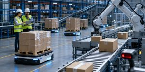 automação na logística industrial