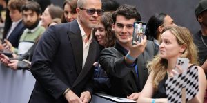 Brad Pitt at the World Premiere of F1 The Movie