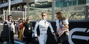 Brad Pitt on the grid for the filming of F1