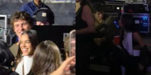 Bruna Marquezine e Shawn Mendes foram vistos juntos  • Reprodução/X